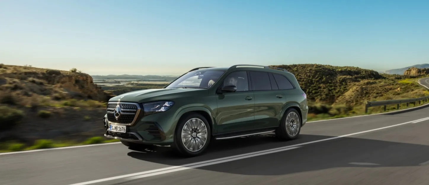 Mercedes GLS : virage