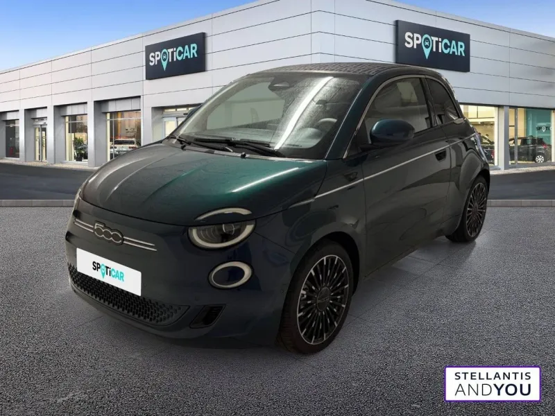Fiat-500e CABRIOLET-d'occasion chez Peugeot Cannes