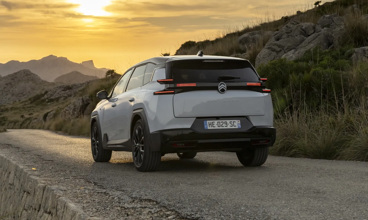 Citroën C5 Aircross 2025 : trois quarts arrière gauche statique