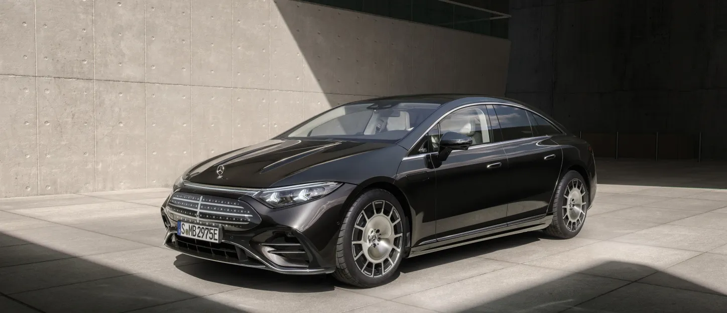 Mercedes EQS : 3/4 avant