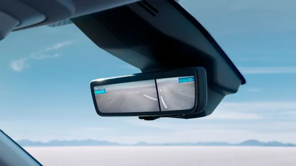 Peugeot Partner 2024 : rétroviseur intérieur avec caméra de recul