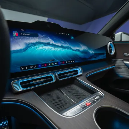 Mercedes Classe C électrique : Hyperscreen