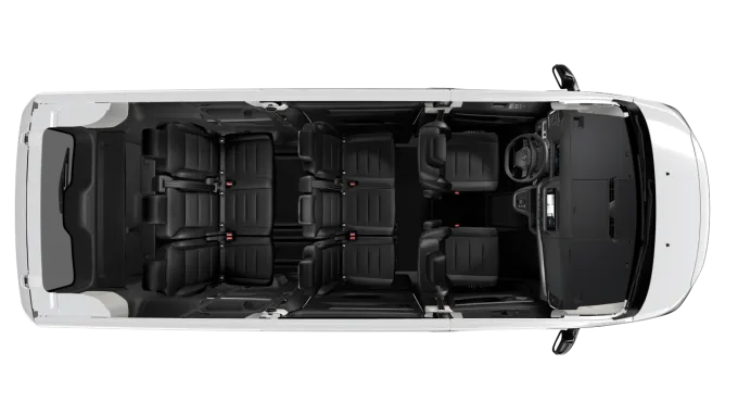 Peugeot traveller : Intérieur vue de haut