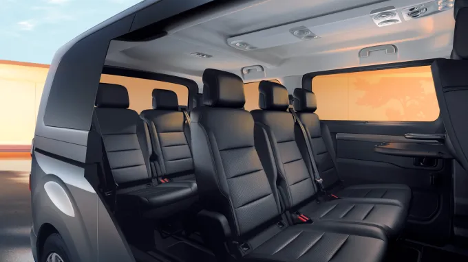 Peugeot traveller : habitacle arrière