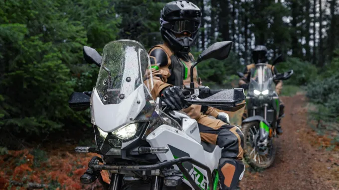Kawasaki KLE 500 : En forêt