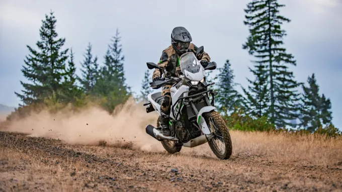 Kawasaki KLE 500 : Chemin terre