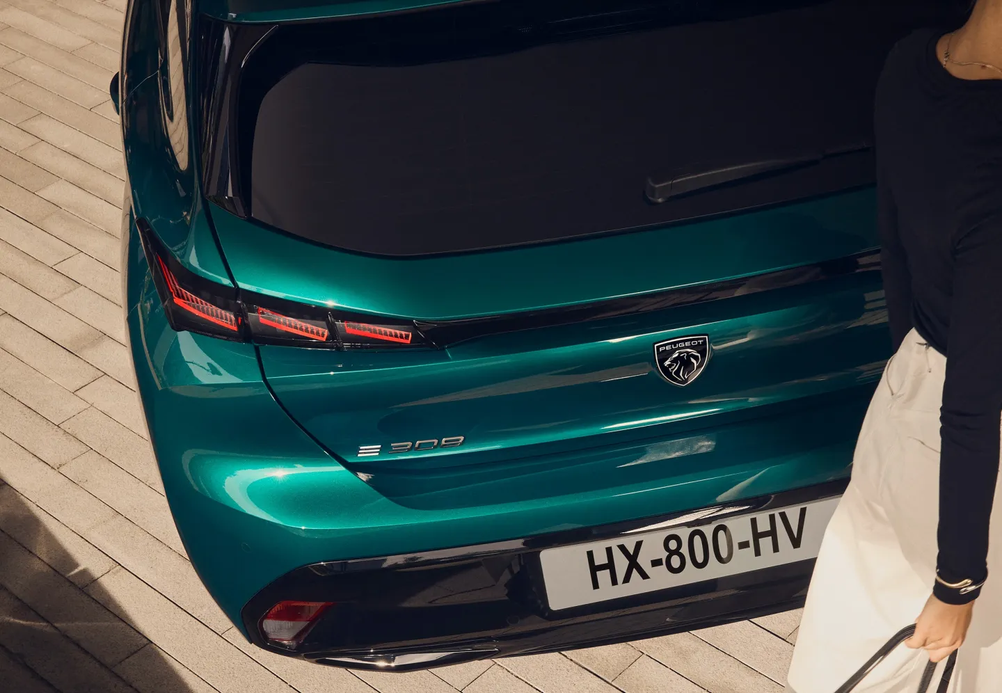 Peugeot 308 2025 : détail face arrière