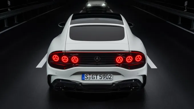 Mercedes AMG GT Coupé 4 portes électrique : Face arrière