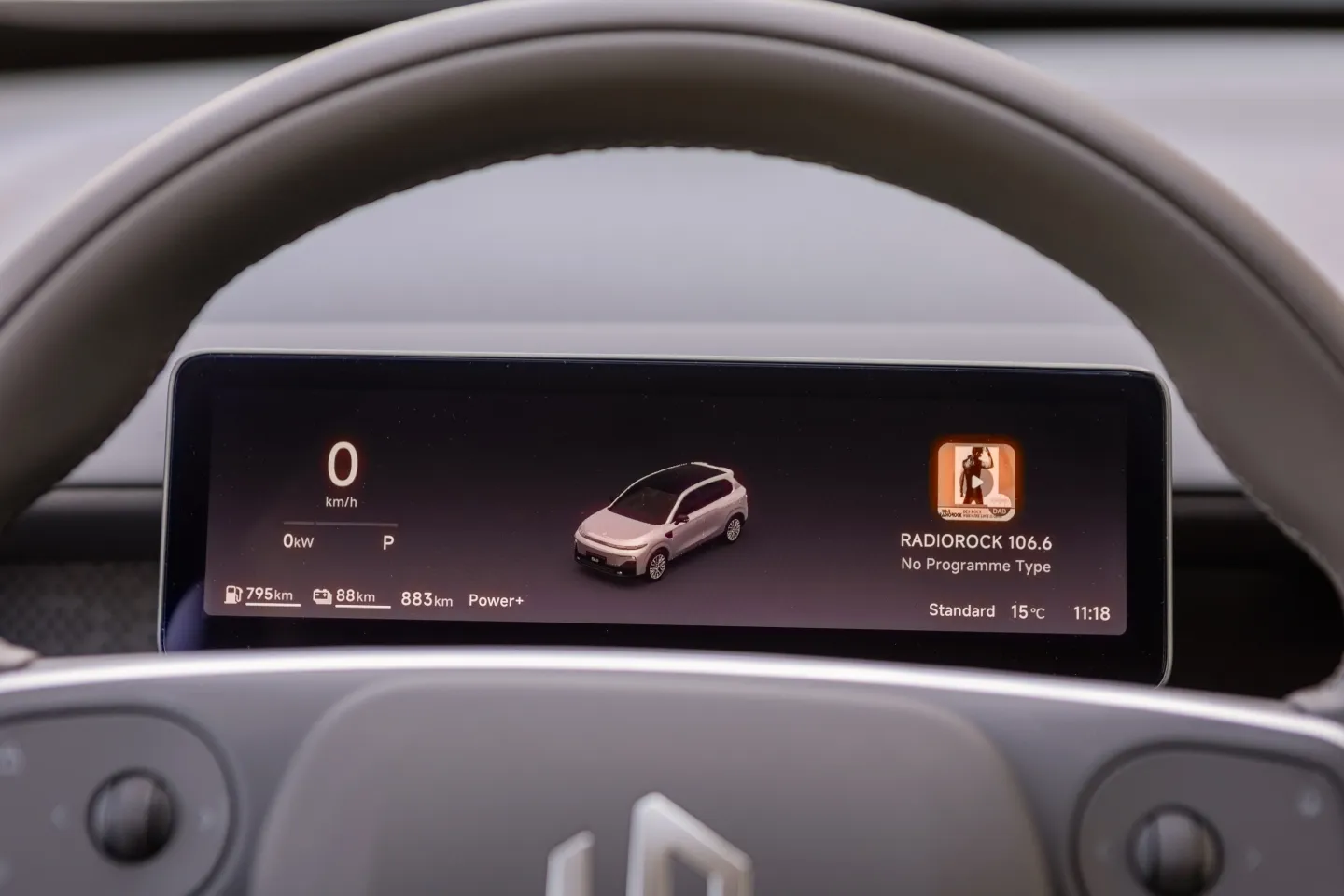 Leapmotor B10 : Ecran instrumentation