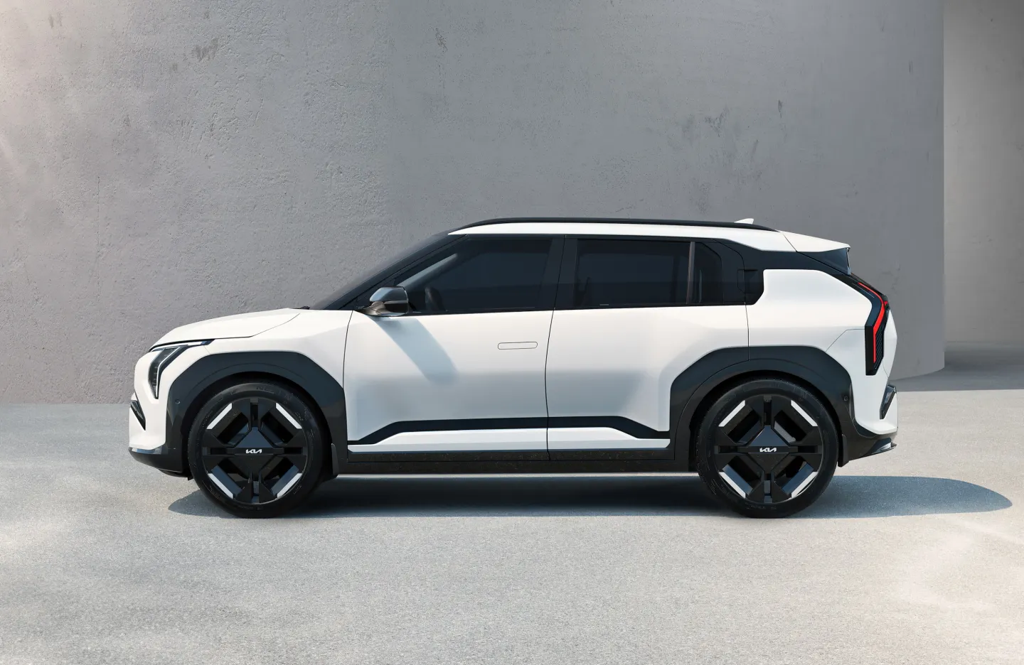 Kia EV3 GT-Line 2025 : profil gauche statique
