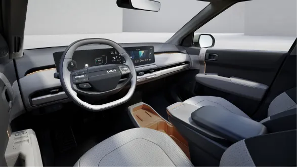 Kia EV3 2025 : intérieur et volant