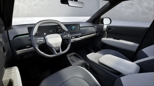 Kia EV3 2025 : intérieur de l'habitacle et planche de bord