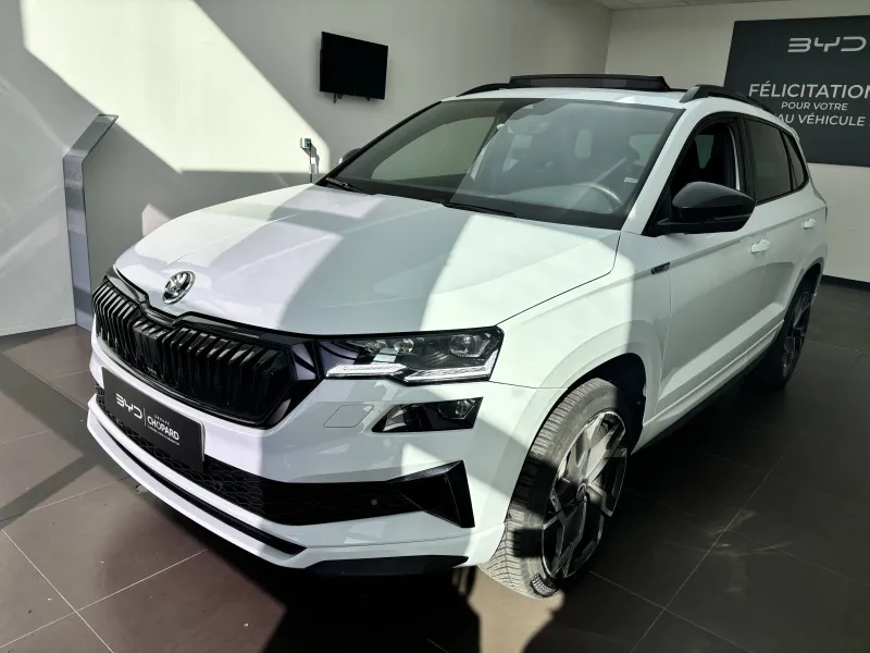 Skoda-KAROQ-Karoq 2.0 TDI 150 ch SCR DSG7 4x4 Skoda-KAROQ-d'occasion chez BYD Cannes