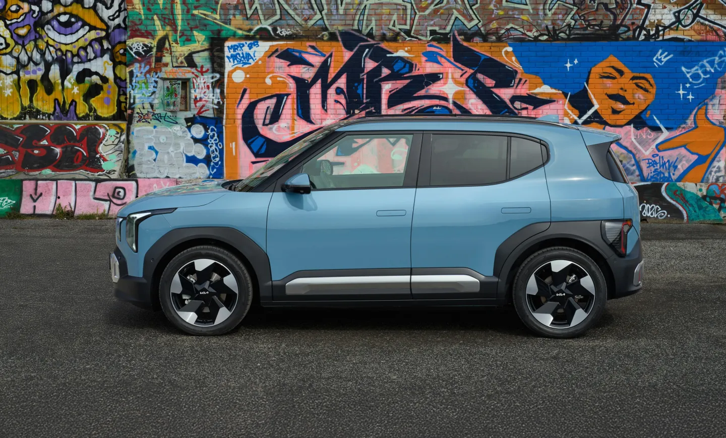 Kia EV2 2026 : profil gauche statique