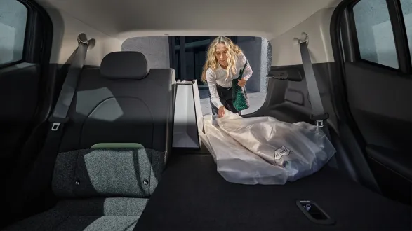 Kia EV2 2026 : coffre avec banquette rabattable