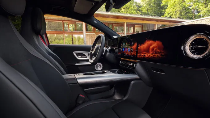 Mercedes GLA : vue passager