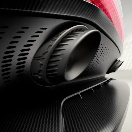 Aston Martin Valen : Echappement