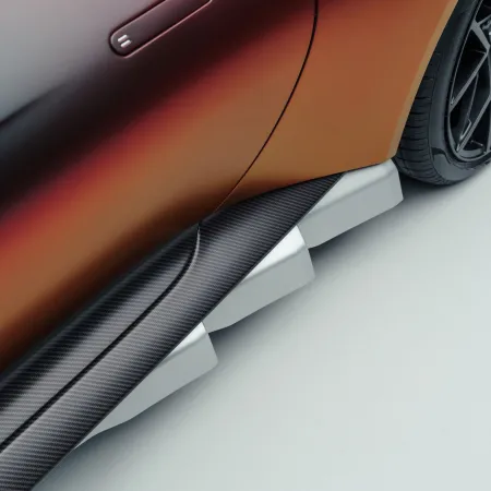 Aston Martin Valen : Bas de caisse