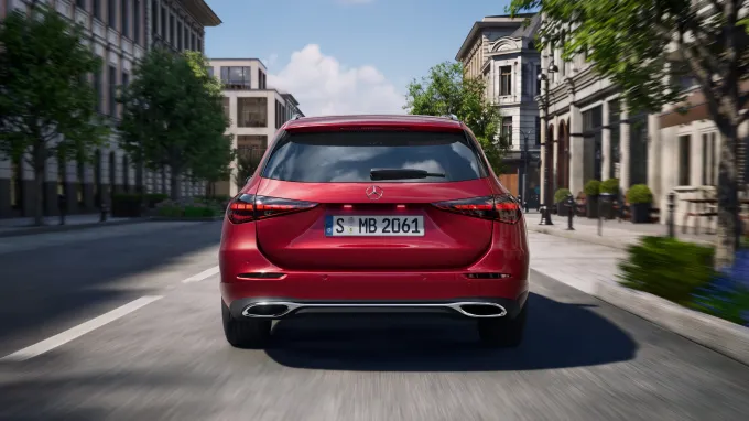 Mercedes Classe C break : Face arrière