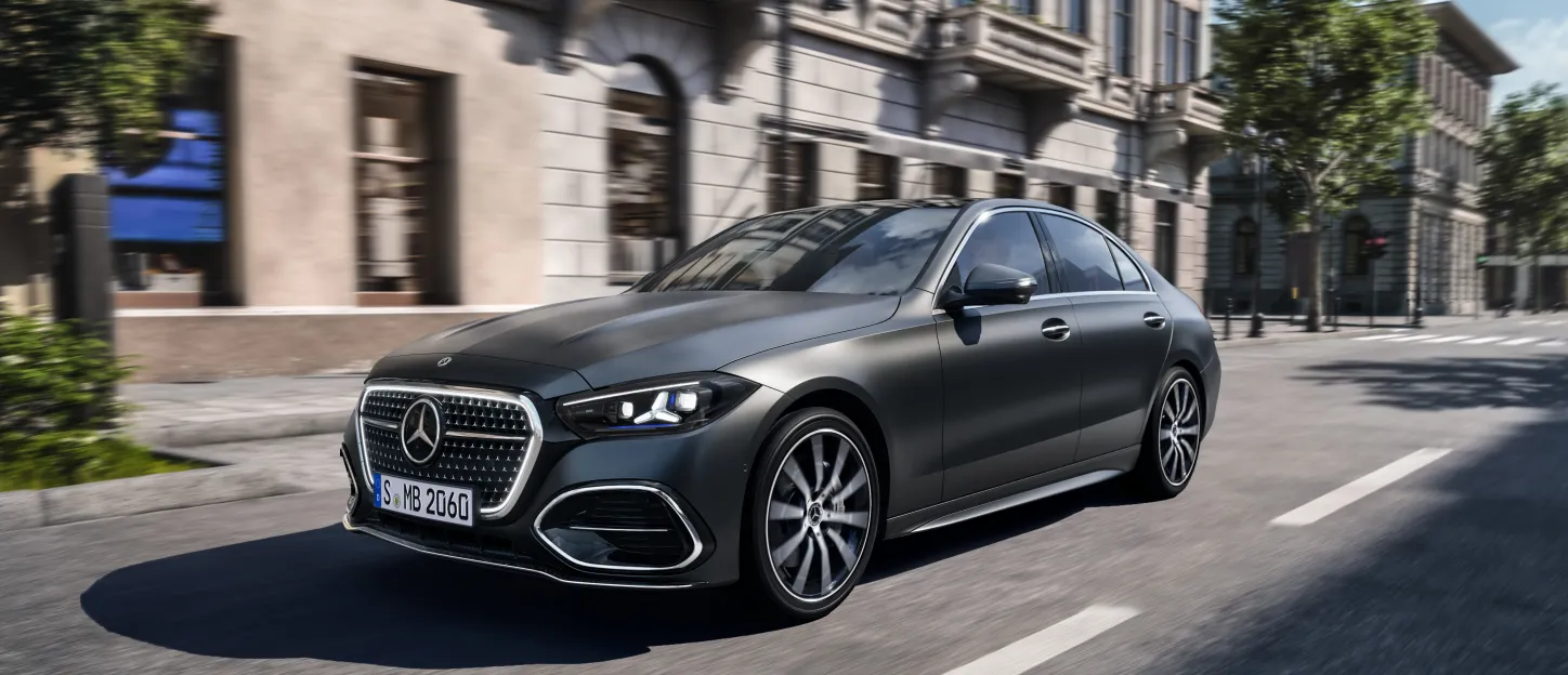 Mercedes Classe C berline : 3/4 avant