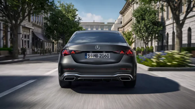 Mercedes Classe C berline : face arrière