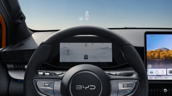 BYD Dolphin G DM-i 2026 : écran d'instrumentation