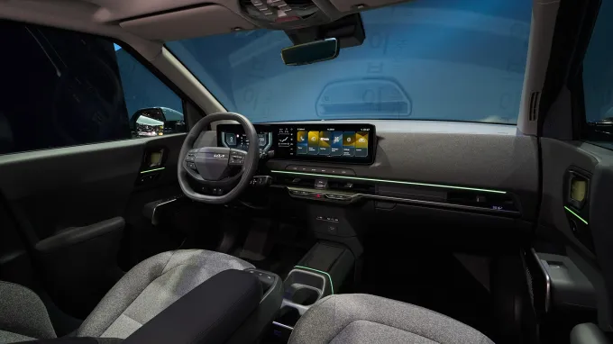 Kia EV2 : Habitacle avant