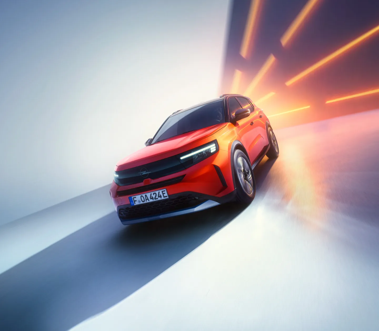 Opel Frontera 2024 : trois quarts avant gauche