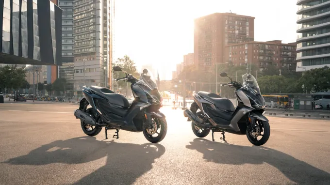 Kymco Downtown GT 125 : duo