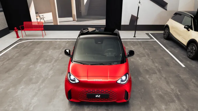 smart #2 : vue de haut