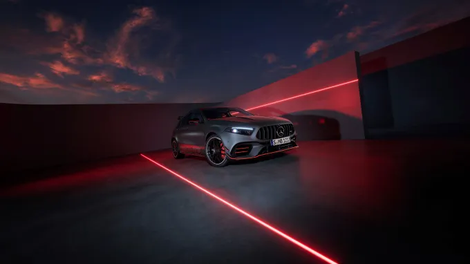 Mercedes A 45 S : Face avant