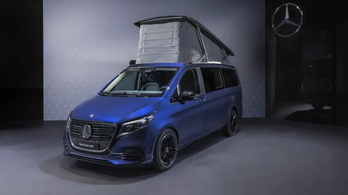 Mercedes Marco Polo : vu de 3/4