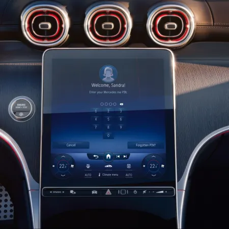 Mercedes GLC SUV : Ecran central