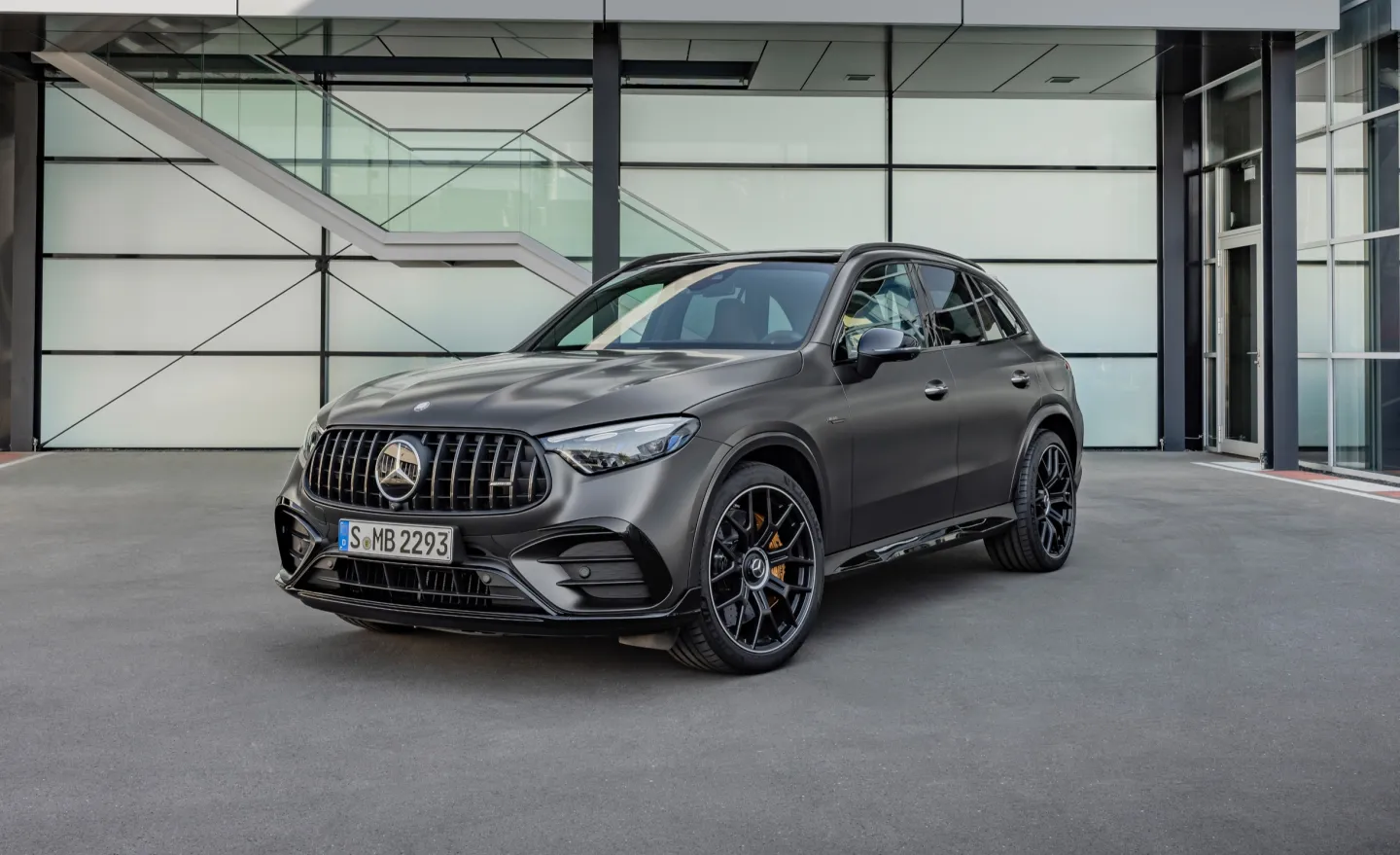 Mercedes AMG GLC 63 S : 3/4 avant