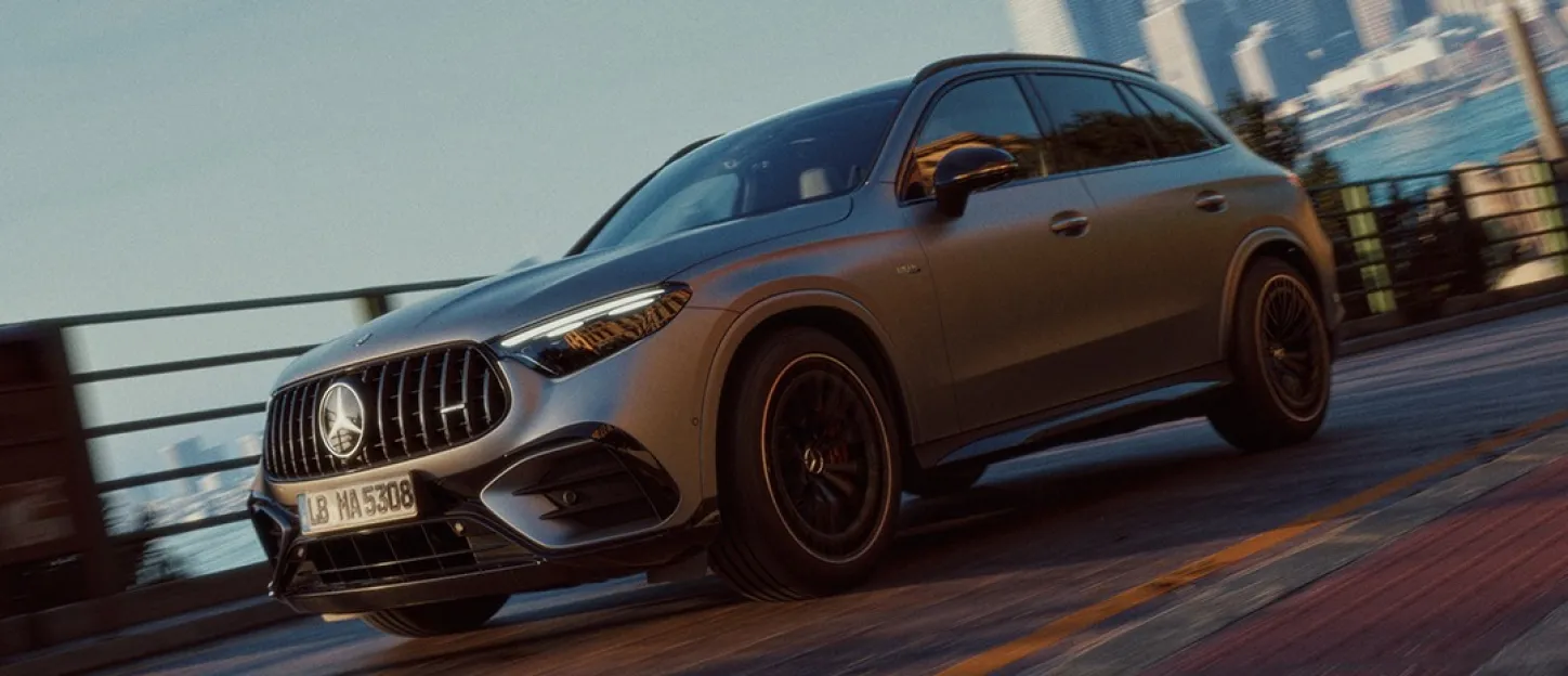 Mercedes AMG GLC 53 : vue de 3/4