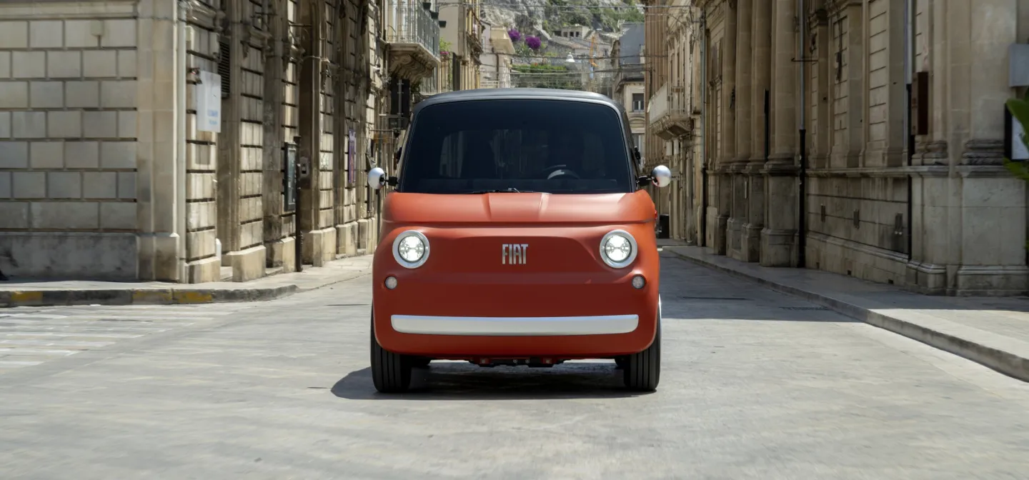 Fiat Topolino Corallo 2026 : face avant