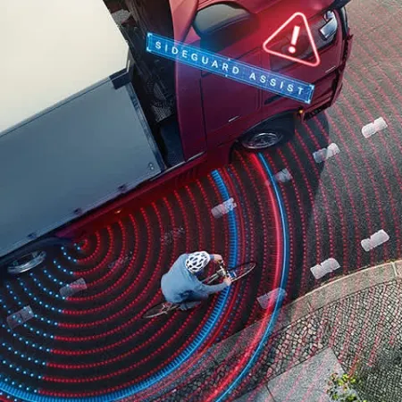 Mercedes Actros Sideguard Assist