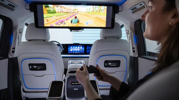 Mercedes VLE : Habitacle arrière