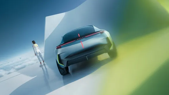 Concept Opel Experimental 2023 : face arrière statique