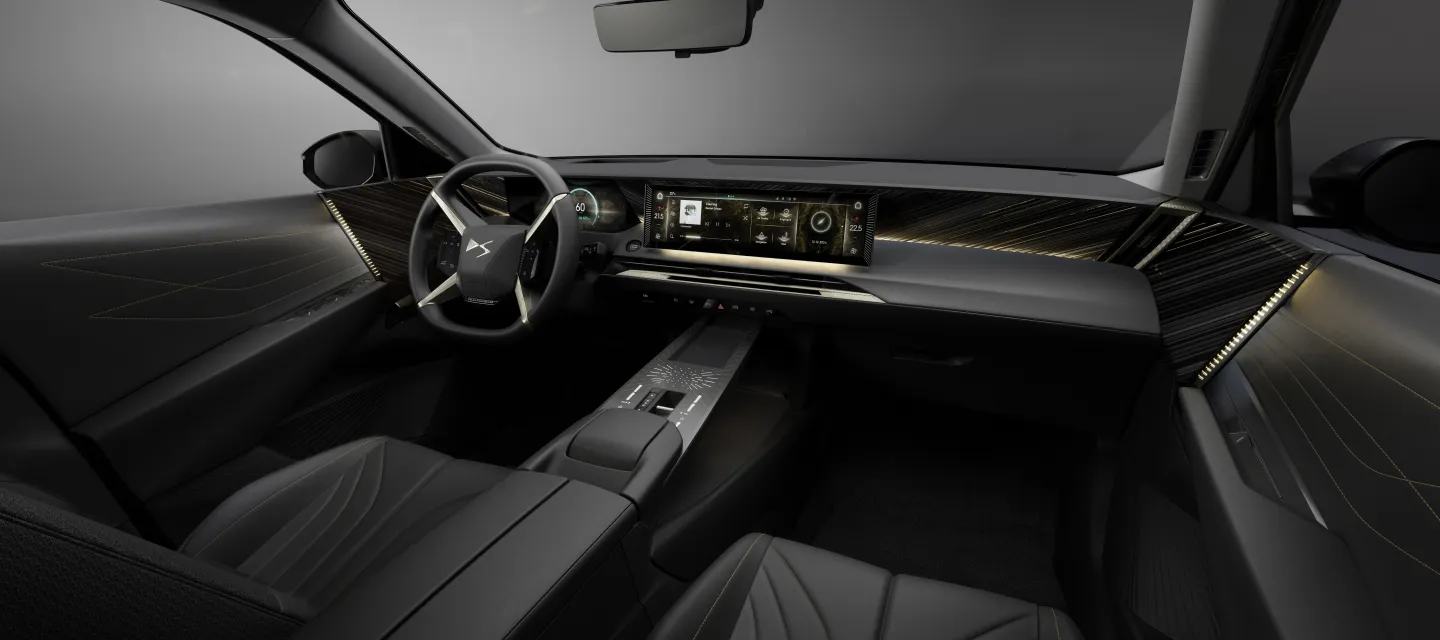 DS N°7 : Intérieur Toile Noir Basalte