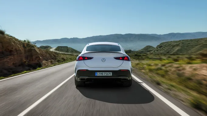 Mercedes GLE Coupe : Face arrière